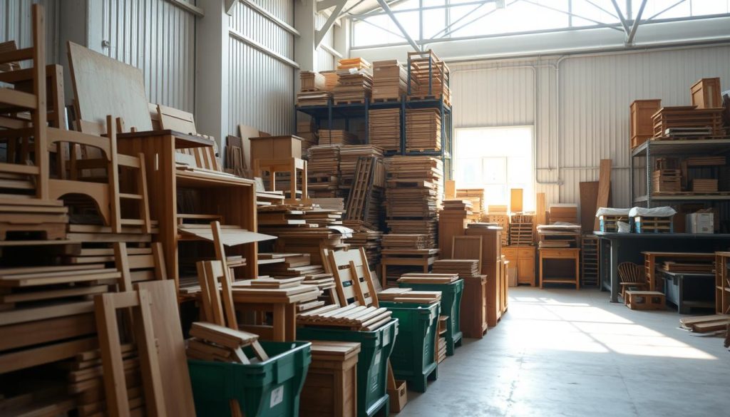 Möbler som återvinns i Göteborg för att minska miljöpåverkan