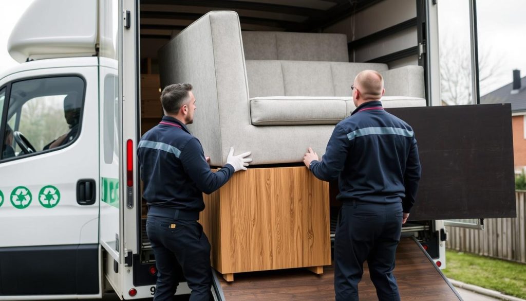Professionell bortforsling av möbler för återvinning i Göteborg