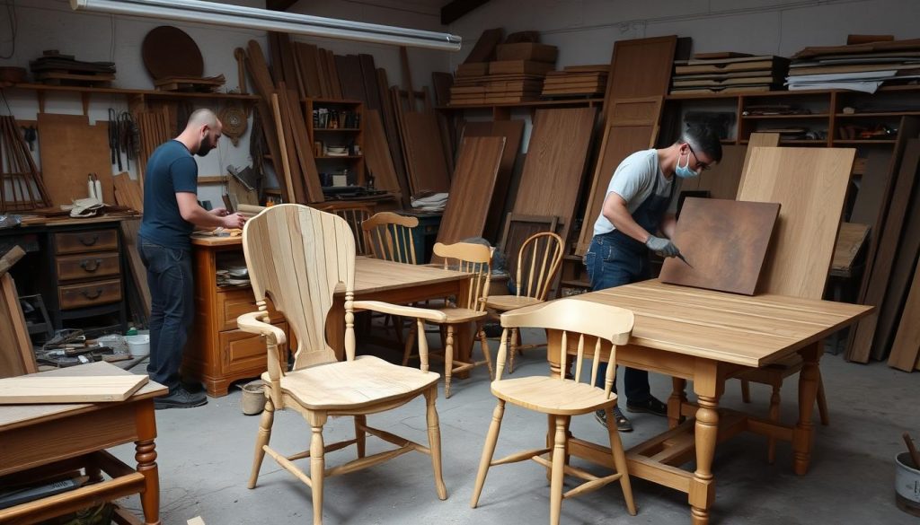 Reparation av möbler som alternativ till återvinning i Göteborg