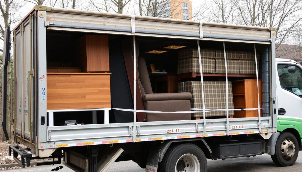 Transport av möbler för återvinning i Göteborg